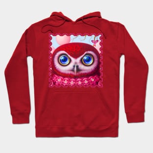 Pink Creepycute Owl Hoodie